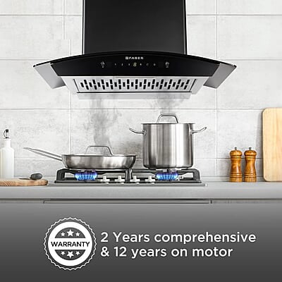 Faber 60 Cm Auto clean Chimney Free Installation Kit 1200 M3/Hr Filterless Faber 60 Cm Auto clean Chimney Free Installation Kit 1200 M3/Hr Filterless