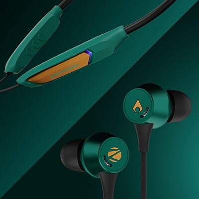 ZEBRONICS DC Aquaman Edition Yoga N3 with 46 Hours Backup, Bluetooth v5.2 Wireless in Ear Neckband, ENC Calling, Gaming Mode (Upto 50ms), Voice Assistant, Dual Pairing, Splash Proof and Type C ZEBRONICS DC Aquaman Edition Yoga N3 with 46 Hours Backup, Bluetooth v5.2 Wireless in Ear Neckband, ENC Calling, Gaming Mode (Upto 50ms), Voice Assistant, Dual Pairing, Splash Proof and Type C