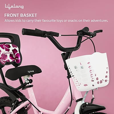 Lifelong Juniors Ride Cycle 14T with Training Wheel, Mudguard for Boys and Girls Lifelong Juniors Ride Cycle 14T with Training Wheel, Mudguard for Boys and Girls