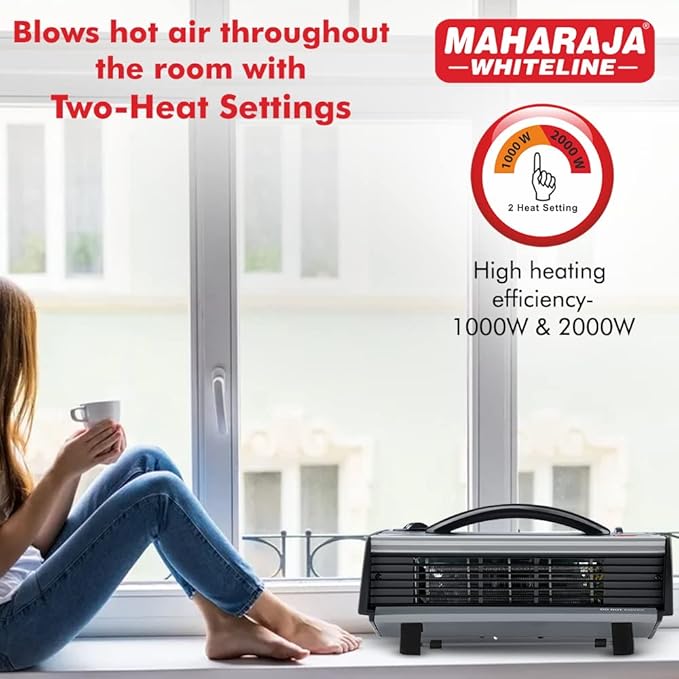 Maharaja White line Flare 2000 T Room Heater Maharaja White line Flare 2000 T Room Heater