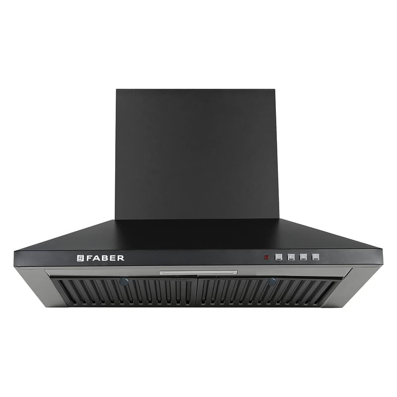 Faber 60 cm 1000 m³/hr Kitchen Chimney (HOOD PLUTO PB BF BK 60, Baffle Filter, Push Button Faber 60 cm 1000 m³/hr Kitchen Chimney (HOOD PLUTO PB BF BK 60, Baffle Filter, Push Button