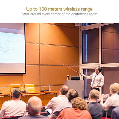 Rts 2024 Wireless Presenter Pointer for Presentation Slide Changer Laser Pointer PPT RF 2.4GHz Hyperlink & Volume Remote Control PowerPoint Office Presentation Clicker for Keynote Rts 2024 Wireless Presenter Pointer for Presentation Slide Changer Laser Pointer PPT RF 2.4GHz Hyperlink & Volume Remote Control PowerPoint Office Presentation Clicker for Keynote