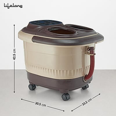 Lifelong LLM279 Corded Electric Foot Spa and Massager with 4 Automatic Rollers & 4 Manual Rollers, Digital Panel Lifelong LLM279 Corded Electric Foot Spa and Massager with 4 Automatic Rollers & 4 Manual Rollers, Digital Panel