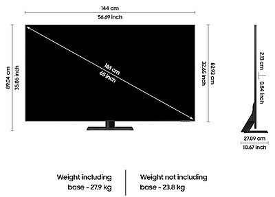 Samsung 163 cm (65 inches) 4K Ultra HD Smart Neo QLED TV QA65QN95CAKLXL Samsung 163 cm (65 inches) 4K Ultra HD Smart Neo QLED TV QA65QN95CAKLXL