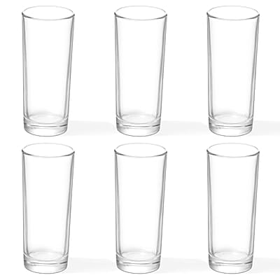 Treo by Milton Embassy Cool Glass Tumbler, Set of 6, 260 ml Each, Transparent |Serve Juices | Cold Drinks | Water | Cocktails | Mixed Drinks Treo by Milton Embassy Cool Glass Tumbler, Set of 6, 260 ml Each, Transparent |Serve Juices | Cold Drinks | Water | Cocktails | Mixed Drinks