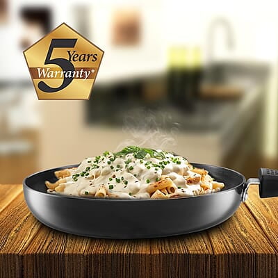 KENT Hard Anodised Frying Pan 24 Cm 1.8L 3.25Mm Thick Base KENT Hard Anodised Frying Pan 24 Cm 1.8L 3.25Mm Thick Base