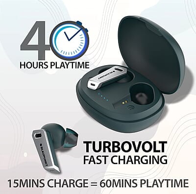 Blaupunkt Newly Launched Btw300 Bass Buds Truly Wireless Bluetooth in Ear Earbuds I Bass Demon Tech I Enc Crispr Tech I 40Hrs Playtime I Turbovolt Charging I Bt Version 5.3 I 80Ms Low Latency Blaupunkt Newly Launched Btw300 Bass Buds Truly Wireless Bluetooth in Ear Earbuds I Bass Demon Tech I Enc Crispr Tech I 40Hrs Playtime I Turbovolt Charging I Bt Version 5.3 I 80Ms Low Latency