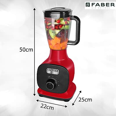 Faber FMG Candy 1000 3J 1000W Mixer Grinder with 3 Jar and 1 Fruit Filter, Mystic Red Faber FMG Candy 1000 3J 1000W Mixer Grinder with 3 Jar and 1 Fruit Filter, Mystic Red