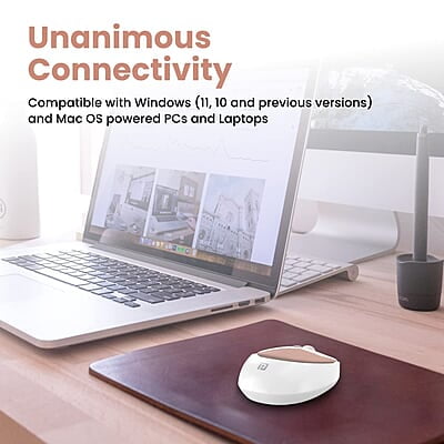 Portronics Toad 27 Wireless Mouse, Silent Buttons, 2.4 GHz with USB Nano Dongle for PC/Mac/Laptop, Auto Power saving Mode, Adjustable DPI Button Portronics Toad 27 Wireless Mouse, Silent Buttons, 2.4 GHz with USB Nano Dongle for PC/Mac/Laptop, Auto Power saving Mode, Adjustable DPI Button