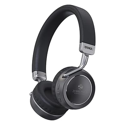 ZEBRONICS DUKE 2 Wireless Headphone, Supports Bluetooth, Dual Pairing, Deep Bass, up to 60h Battery Backup, AUX, Environmental Noise Cancellation, Gaming Mode, Now with Type C Charging ZEBRONICS DUKE 2 Wireless Headphone, Supports Bluetooth, Dual Pairing, Deep Bass, up to 60h Battery Backup, AUX, Environmental Noise Cancellation, Gaming Mode, Now with Type C Charging