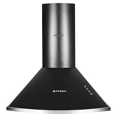 Faber 60 cm 1000 m³/HR Pyramid Kitchen Chimney 240 Watt (HOOD CLASS PRO PB BK LTW 60, Baffle Filters,Black) Faber 60 cm 1000 m³/HR Pyramid Kitchen Chimney 240 Watt (HOOD CLASS PRO PB BK LTW 60, Baffle Filters,Black)