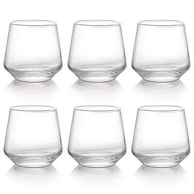 Treo by Milton Bourbon On The Rocks Glass Tumbler, 6 Pc Set, 370 ml Each, Transparent Treo by Milton Bourbon On The Rocks Glass Tumbler, 6 Pc Set, 370 ml Each, Transparent