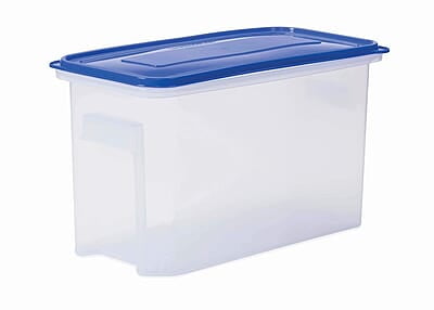 Varmora Plastic Container - 12 Liter, Pack of 4, Clear Varmora Plastic Container - 12 Liter, Pack of 4, Clear