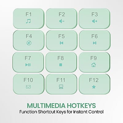 Portronics Ki-Pad 3 USB Wired Keyboard with Large Keycaps, Noise-Free Typing, Fn Multimedia Hotkeys, Full-Size Layout with Num Pad, Ergonomic Design, 1.5m USB Cable Portronics Ki-Pad 3 USB Wired Keyboard with Large Keycaps, Noise-Free Typing, Fn Multimedia Hotkeys, Full-Size Layout with Num Pad, Ergonomic Design, 1.5m USB Cable