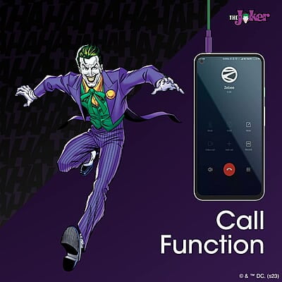 ZEBRONICS DC Joker Edition Buds 30 3.5mm Stereo Wired in Ear Earphone with Inline Microphone for Calling, Volume Control, Multifunction Button, 14mm Drivers, Stylish eartip Design ZEBRONICS DC Joker Edition Buds 30 3.5mm Stereo Wired in Ear Earphone with Inline Microphone for Calling, Volume Control, Multifunction Button, 14mm Drivers, Stylish eartip Design