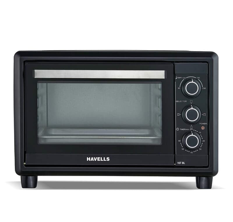 Havells OTG 16T BL - 16 Litre Toughened Double Glass Door 1200 Watt 6 Heating Modes Havells OTG 16T BL - 16 Litre Toughened Double Glass Door 1200 Watt 6 Heating Modes