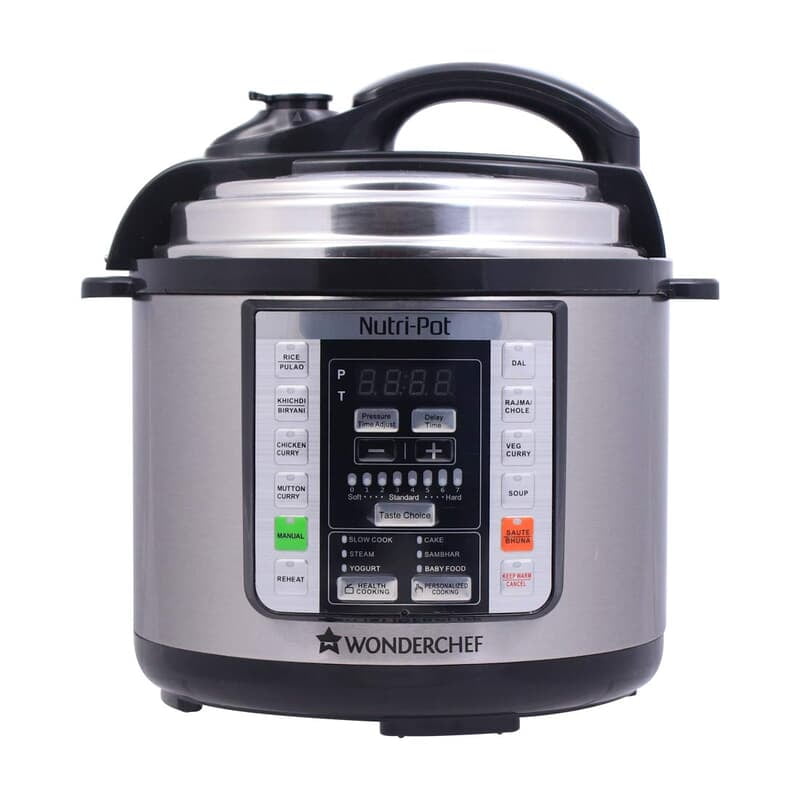 Wonderchef Nutri-Pot Electric Pressure Cooker with 7-in-1 Functions 3L capacity Wonderchef Nutri-Pot Electric Pressure Cooker with 7-in-1 Functions 3L capacity