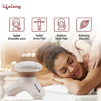 Lifelong Battery Powered Mini Head and Body Massager Lifelong Battery Powered Mini Head and Body Massager