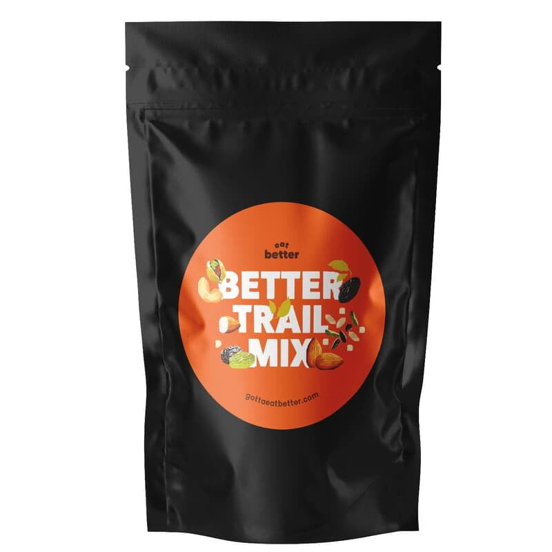 EAT BETTER CO - Premium Nut Mix - Roasted - Pistachios Cashews, Almonds, Golden & Black Raisins | Mixed Nuts & Dry Fruits | 200 gm value pack (Trail Mix - 250 gm) EAT BETTER CO - Premium Nut Mix - Roasted - Pistachios Cashews, Almonds, Golden & Black Raisins | Mixed Nuts & Dry Fruits | 200 gm value pack (Trail Mix - 250 gm)