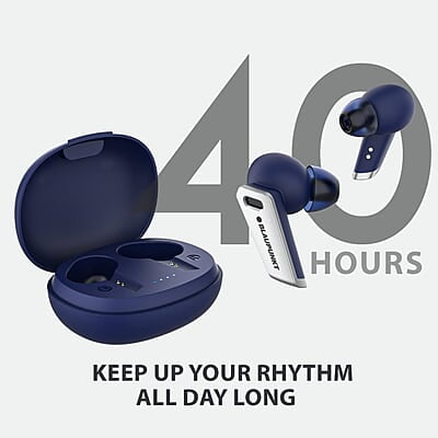 Blaupunkt Newly Launched Btw300 Bass Buds Truly Wireless Bluetooth in Ear Earbuds I Bass Demon Tech I Enc Crispr Tech I 40Hrs Playtime I Turbovolt Charging I Bt Version 5.3 I 80Ms Low Latency Blaupunkt Newly Launched Btw300 Bass Buds Truly Wireless Bluetooth in Ear Earbuds I Bass Demon Tech I Enc Crispr Tech I 40Hrs Playtime I Turbovolt Charging I Bt Version 5.3 I 80Ms Low Latency
