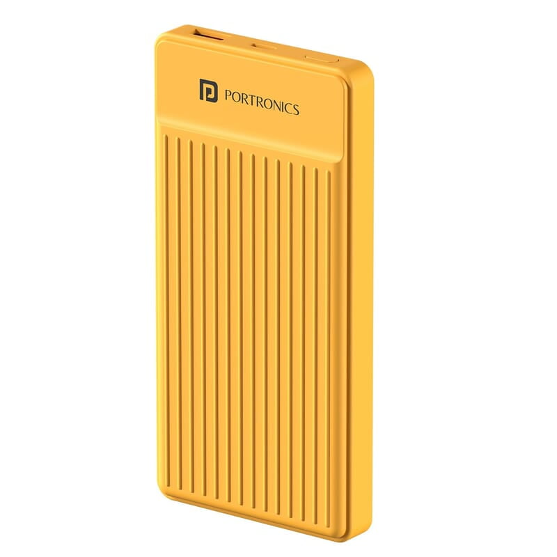Portronics Luxcell B12 10,000mAh Ultra Slim Power Bank 12W Output USB-A Output Port & Type C Input Port Portronics Luxcell B12 10,000mAh Ultra Slim Power Bank 12W Output USB-A Output Port & Type C Input Port