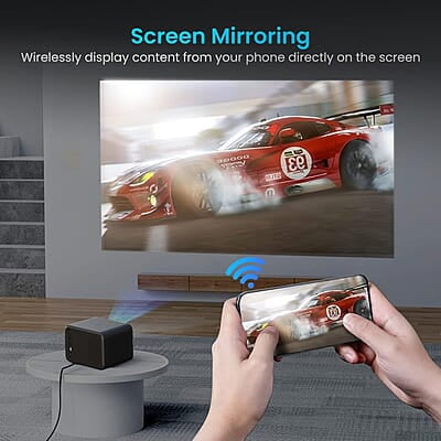 Portronics Beem 460 Smart LED Projector with 1080p Full HD, 4000 Lumens 10W Speakers