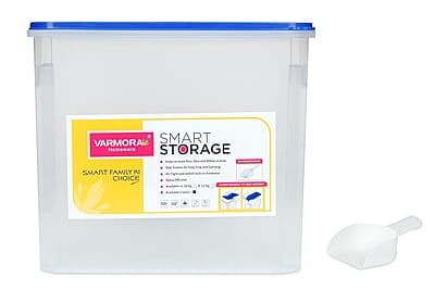 Varmora Smart Storage Plastic Container Set, Blue, 15 Kg, 3 Pieces