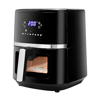 Faber 6L 1500W Digital Air Fryer Fry, Bake, Roast, Toast, Defrost, Grill & Reheat View Window Faber 6L 1500W Digital Air Fryer Fry, Bake, Roast, Toast, Defrost, Grill & Reheat View Window