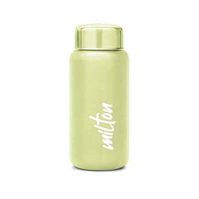 MILTON Aqua 500 Stainless Steel Water Bottle, 500 ml Single walled Leak Proof MILTON Aqua 500 Stainless Steel Water Bottle, 500 ml Single walled Leak Proof
