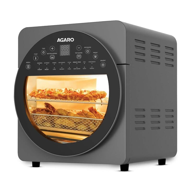 AGARO Elite Air Fryer For Home,14.5L,Rotisserie Convection Oven,1700 watts,Electric Oven,16 Preset Menus AGARO Elite Air Fryer For Home,14.5L,Rotisserie Convection Oven,1700 watts,Electric Oven,16 Preset Menus