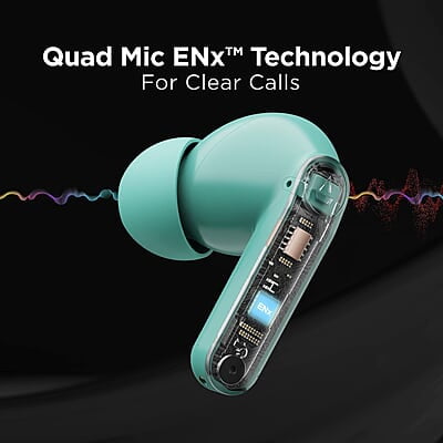 boAt Airdopes 121 PRO Truly Wireless in Ear Ear Buds w/Quad Mic ENx, Low Latency Mode for Gaming, 50H Playtime, IWP, IPX4, Battery Indicator Screen boAt Airdopes 121 PRO Truly Wireless in Ear Ear Buds w/Quad Mic ENx, Low Latency Mode for Gaming, 50H Playtime, IWP, IPX4, Battery Indicator Screen