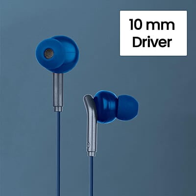 Zebronics Zeb-Bro in Ear Wired Earphones with Mic, 3.5mm Audio Jack, 10mm Drivers, Phone/Tablet Compatible Zebronics Zeb-Bro in Ear Wired Earphones with Mic, 3.5mm Audio Jack, 10mm Drivers, Phone/Tablet Compatible
