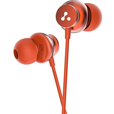 Ambrane Stringz 38 Wired Earphones with Mic, Powerful HD Sound with High Bass, Tangle Free Cable, Comfort in-Ear Fit, 3.5mm