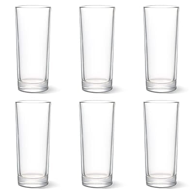 Treo by Milton Embassy Cool Glass Tumbler, Set of 6, 290 ml Each, Transparent |Serve Juices | Cold Drinks | Water | Cocktails | Mixed Drinks Treo by Milton Embassy Cool Glass Tumbler, Set of 6, 290 ml Each, Transparent |Serve Juices | Cold Drinks | Water | Cocktails | Mixed Drinks