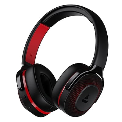 boAt Rockerz 425 Bluetooth Wireless Over Ear Headphones with Mic Signature Sound, Beast Mode for Gaming, Enx Tech, ASAP Charge, 25H Playtime, Bluetooth V5.2