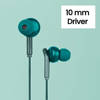 Zebronics Zeb-Bro in Ear Wired Earphones with Mic, 3.5mm Audio Jack, 10mm Drivers, Phone/Tablet Compatible Zebronics Zeb-Bro in Ear Wired Earphones with Mic, 3.5mm Audio Jack, 10mm Drivers, Phone/Tablet Compatible