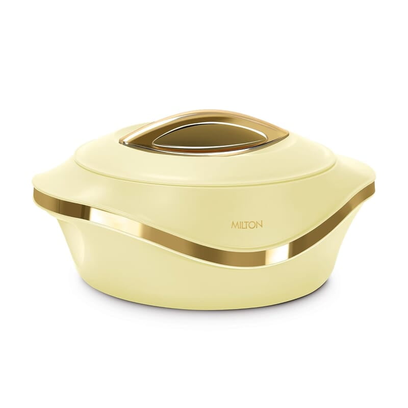 MILTON Pearl 1000 Inner Stainless Steel Casserole, 860 ml, Ivory MILTON Pearl 1000 Inner Stainless Steel Casserole, 860 ml, Ivory