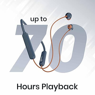 ZEBRONICS Jumbo LITE with 70 Hours Backup, Bluetooth v5.2 Wireless In ear Neckband, Fast Charging, ENC Calling, Gaming Mode (Upto 50ms), Voice Assistant, Dual Pairing, Splash Proof, and Type C ZEBRONICS Jumbo LITE with 70 Hours Backup, Bluetooth v5.2 Wireless In ear Neckband, Fast Charging, ENC Calling, Gaming Mode (Upto 50ms), Voice Assistant, Dual Pairing, Splash Proof, and Type C