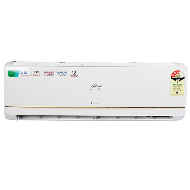 GODREJ 1 Ton 3 Star Copper, Convertible 5-in-1 Cooling,Insta Cool & Flexicool Split Air Conditioner GODREJ 1 Ton 3 Star Copper, Convertible 5-in-1 Cooling,Insta Cool & Flexicool Split Air Conditioner