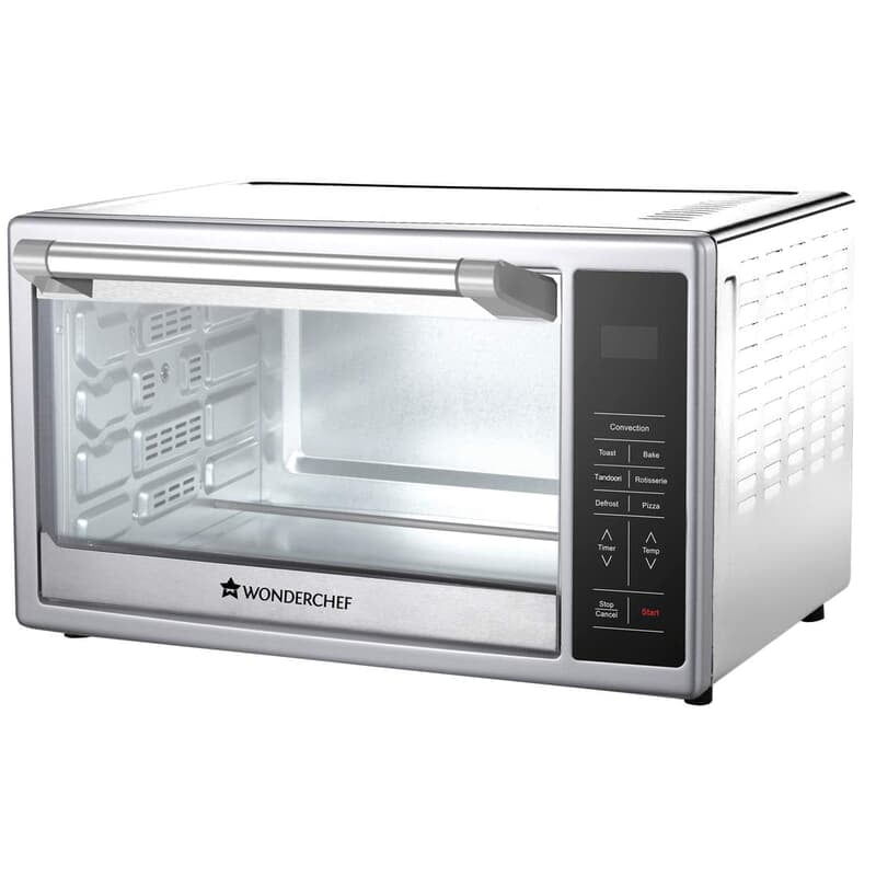 Wonderchef Prato Digital Oven Toaster Griller 30 Litres with 6 Pre-set Cooking Menus