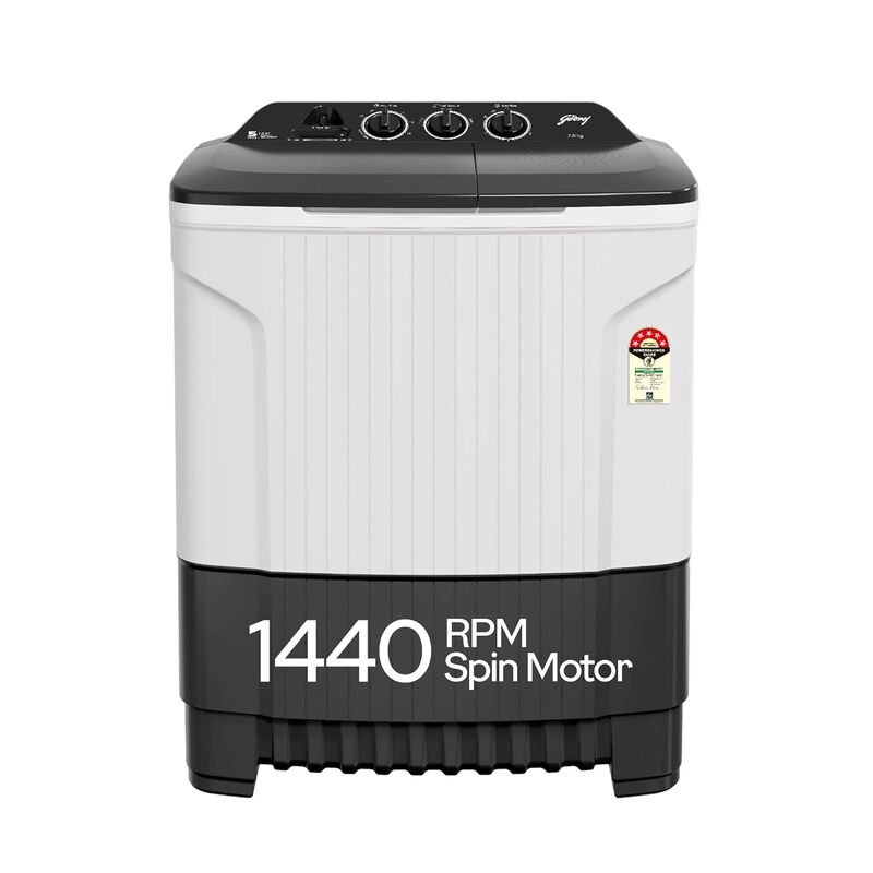 Godrej 7 Kg 5 Star, Active Soak Technology Semi-Automatic Top Load Washing Machine Godrej 7 Kg 5 Star, Active Soak Technology Semi-Automatic Top Load Washing Machine