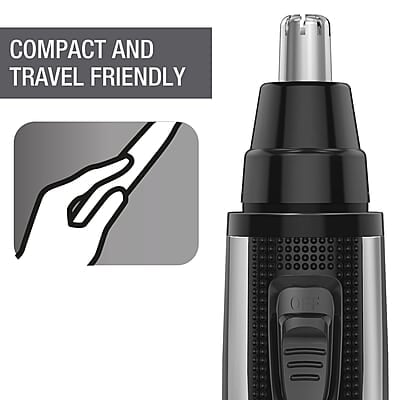 Havells Ne6322 Nose&Ear Hair Trimmer,Battery Operated&Easy To Carry (Black), Unisex