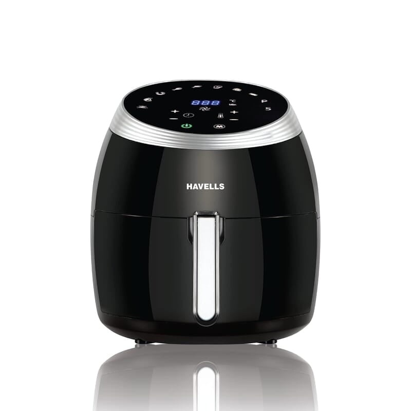 Havells Grande Air Fryer with Aero Crisp Technology, 6.5 Litre Large Pan Capacity, 10 Pre- Set Menu Havells Grande Air Fryer with Aero Crisp Technology, 6.5 Litre Large Pan Capacity, 10 Pre- Set Menu