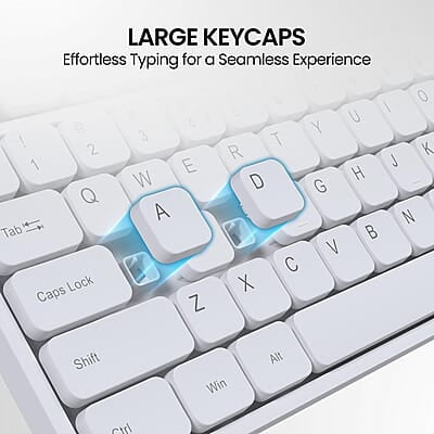 Portronics Ki-Pad 3 USB Wired Keyboard with Large Keycaps, Noise-Free Typing, Fn Multimedia Hotkeys, Full-Size Layout with Num Pad, Ergonomic Design, 1.5m USB Cable Portronics Ki-Pad 3 USB Wired Keyboard with Large Keycaps, Noise-Free Typing, Fn Multimedia Hotkeys, Full-Size Layout with Num Pad, Ergonomic Design, 1.5m USB Cable