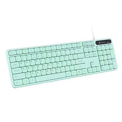 Portronics Ki-Pad 3 USB Wired Keyboard with Large Keycaps, Noise-Free Typing, Fn Multimedia Hotkeys, Full-Size Layout with Num Pad, Ergonomic Design, 1.5m USB Cable Portronics Ki-Pad 3 USB Wired Keyboard with Large Keycaps, Noise-Free Typing, Fn Multimedia Hotkeys, Full-Size Layout with Num Pad, Ergonomic Design, 1.5m USB Cable