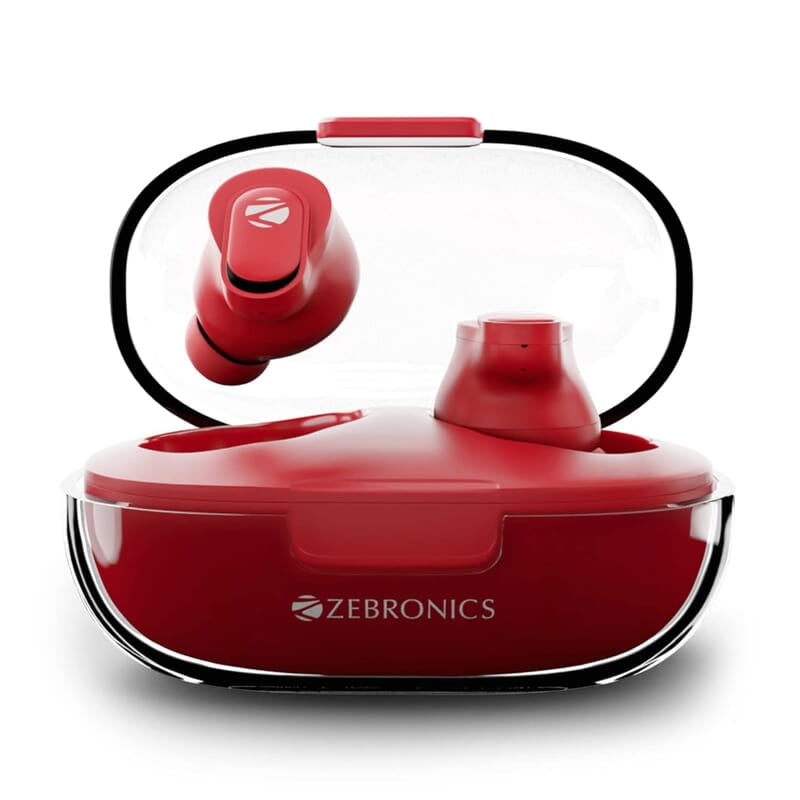 Zebronics Zeb-Sound Bomb N2 TWS Wireless in Ear Earbuds with 50ms Low Latency Gaming, ENC, Voice Assistant, Flash Connect, Splash Proof, BT v5.2, up to 12H Backup, Call Function and Type C