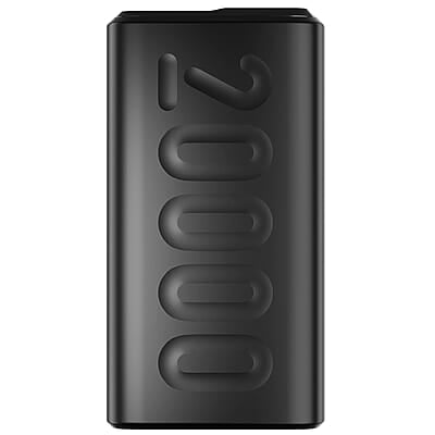 Ambrane 20000mAh Powerbank, 22.5W Fast Charging, Triple Output (2 USB & 1 Type C)