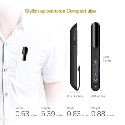 Rts 2024 Wireless Presenter Pointer for Presentation Slide Changer Laser Pointer PPT RF 2.4GHz Hyperlink & Volume Remote Control PowerPoint Office Presentation Clicker for Keynote Rts 2024 Wireless Presenter Pointer for Presentation Slide Changer Laser Pointer PPT RF 2.4GHz Hyperlink & Volume Remote Control PowerPoint Office Presentation Clicker for Keynote