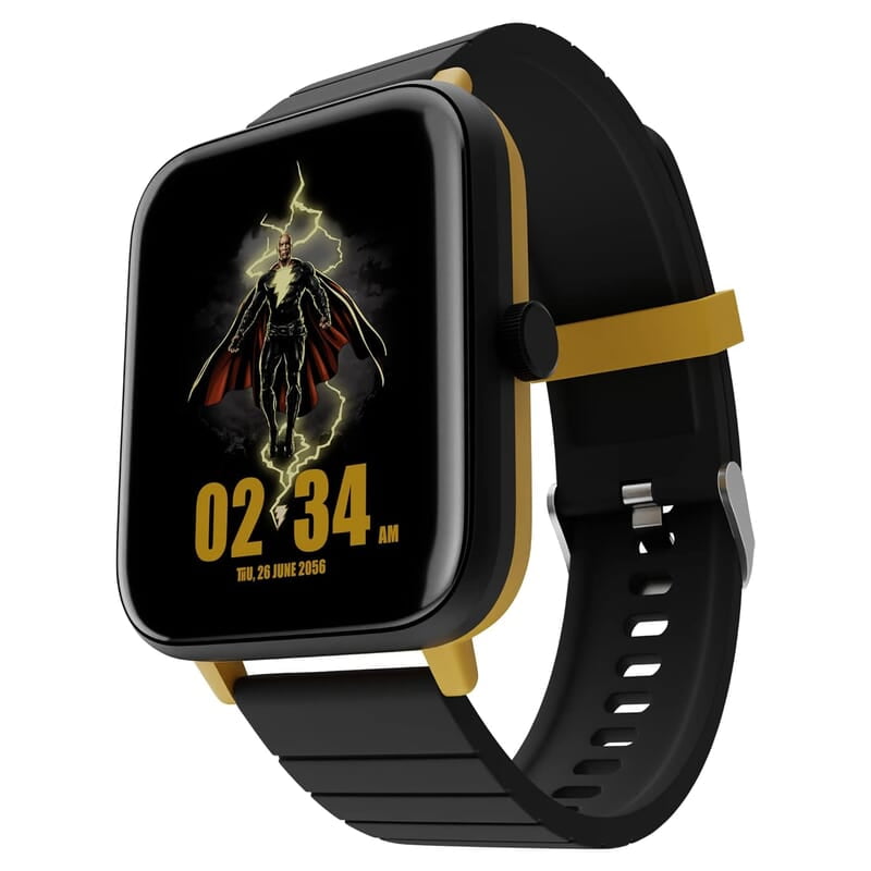 ZEBRONICS DC Black ADAM Edition DRIP Smartwatch with Bluetooth 5.1 Calling, 1.69" Display Size, Voice Assistance, 11 Built-in + Customizable Watch Faces, 8 Menu UI, IP67 and 100+ Sports Tracker ZEBRONICS DC Black ADAM Edition DRIP Smartwatch with Bluetooth 5.1 Calling, 1.69" Display Size, Voice Assistance, 11 Built-in + Customizable Watch Faces, 8 Menu UI, IP67 and 100+ Sports Tracker