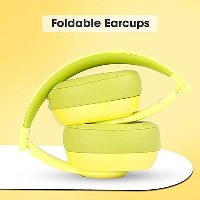 ZEBRONICS Zeb-DUKE1 Wireless Bluetooth 5.0 Over Ear Headphone with Voice Assistant, AUX Port, Call Function, 34Hrs* Battery Backup, Dual Pairing, Media & Volume Control with mic